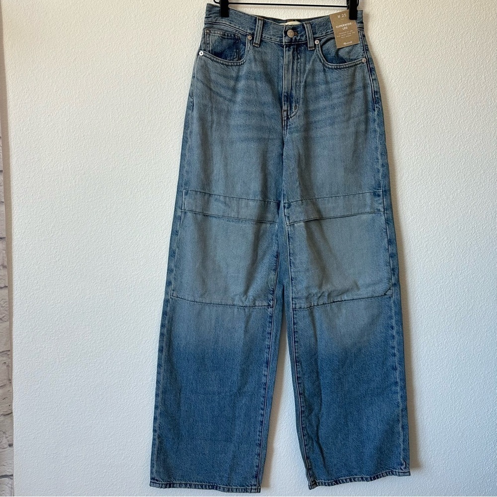 Madewell Super-wide-Leg Jeans in Larkins Wash - Picture 6 of 15